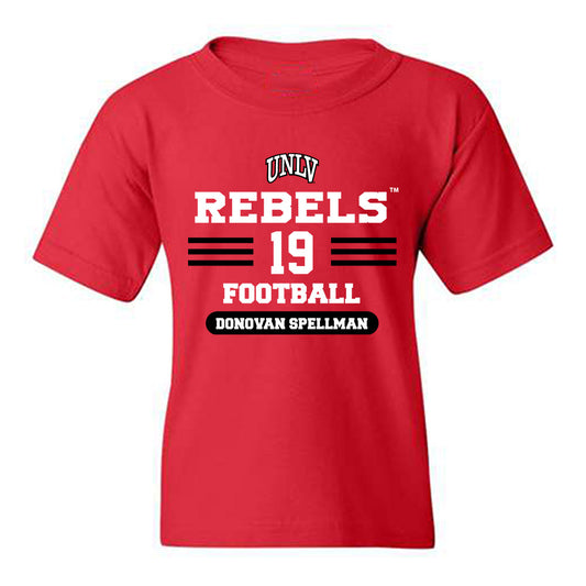UNLV - NCAA Football : Donovan Spellman - Classic Shersey Youth T-Shirt-0
