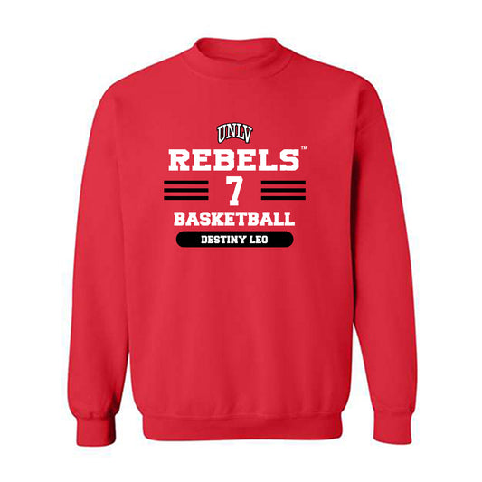UNLV - NCAA Women's Basketball : Destiny Leo - Classic Shersey Crewneck Sweatshirt-0