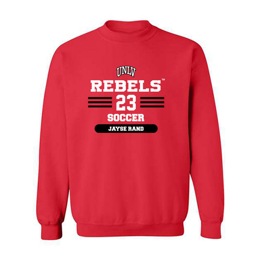 UNLV - NCAA Men's Soccer : Jayse Rand - Classic Shersey Crewneck Sweatshirt-0