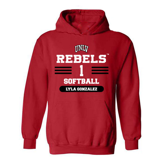 UNLV - NCAA Softball : Lyla Gonzalez - Classic Shersey Hooded Sweatshirt-0