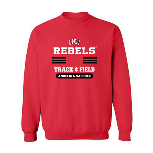 UNLV - NCAA Women's Track & Field : Angelina Vasquez - Classic Shersey Crewneck Sweatshirt-0