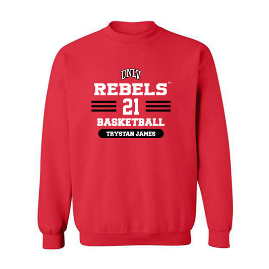 UNLV - NCAA Women's Basketball : Trystan James - Classic Shersey Crewneck Sweatshirt-0