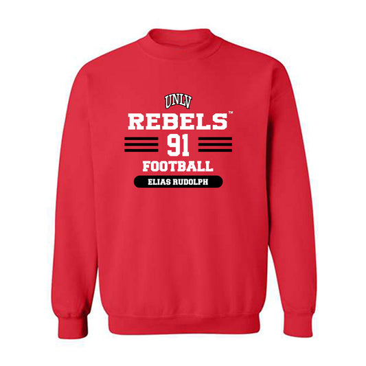UNLV - NCAA Football : Elias Rudolph - Classic Shersey Crewneck Sweatshirt-0