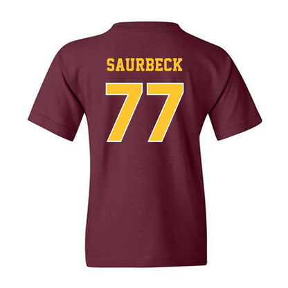 Central Michigan - NCAA Football : Jacob Saurbeck - Classic Fashion Shersey Youth T-Shirt-1