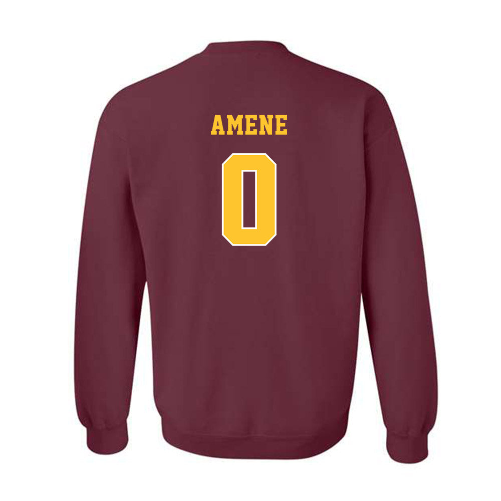 Central Michigan - NCAA Men's Basketball : Uchenna Amene - Classic Fashion Shersey Crewneck Sweatshirt-1