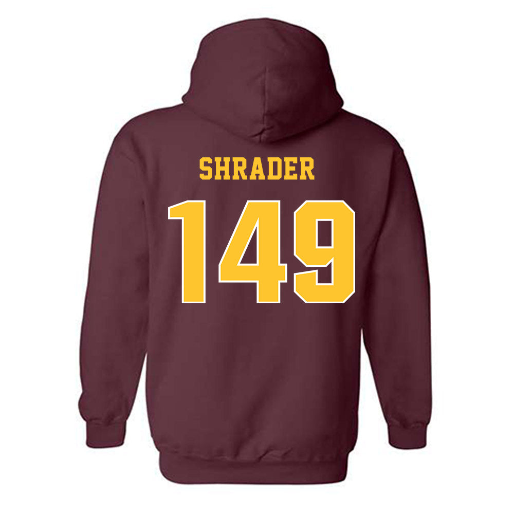 Central Michigan - NCAA Wrestling : Mason Shrader - Classic Fashion Shersey Hooded Sweatshirt