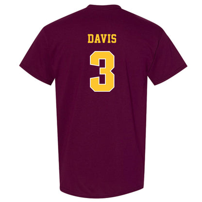 Central Michigan - NCAA Football : Tyson Davis - Classic Fashion Shersey T-Shirt-1