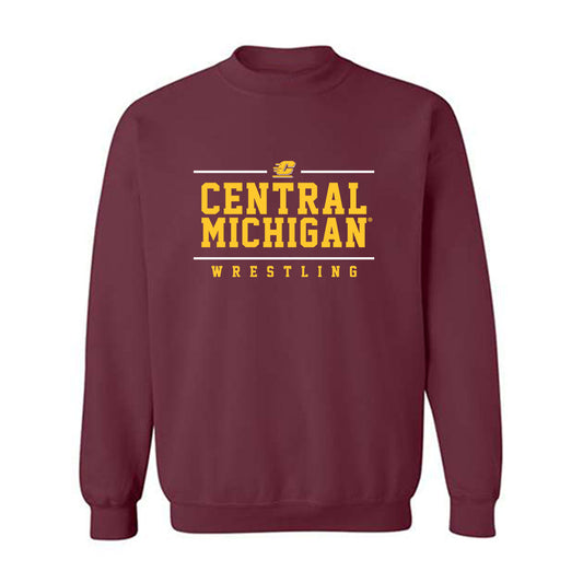 Central Michigan - NCAA Wrestling : Mason Shrader - Classic Fashion Shersey Crewneck Sweatshirt