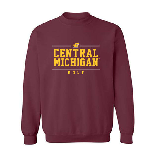 Central Michigan - NCAA Women's Golf : evanka shah - Classic Fashion Shersey Crewneck Sweatshirt-0