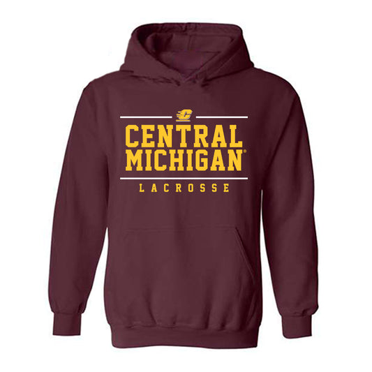 Central Michigan - NCAA Women's Lacrosse : Avery Partridge - Classic Fashion Shersey Hooded Sweatshirt-0