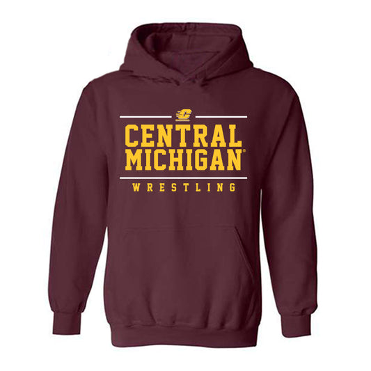 Central Michigan - NCAA Wrestling : Mason Shrader - Classic Fashion Shersey Hooded Sweatshirt