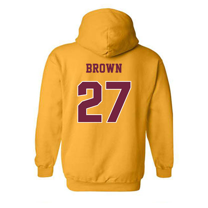 Central Michigan - NCAA Baseball : Jake Brown - Classic Fashion Shersey Hooded Sweatshirt