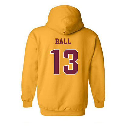 Central Michigan - NCAA Baseball : Nathan Ball - Classic Fashion Shersey Hooded Sweatshirt