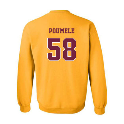 Central Michigan - NCAA Football : Apisa Poumele - Classic Fashion Shersey Crewneck Sweatshirt-1