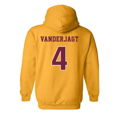 Central Michigan - NCAA Men's Basketball : Kyler VanderJagt - Classic Fashion Shersey Hooded Sweatshirt