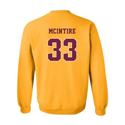 Central Michigan - NCAA Men's Basketball : Logan Mcintire - Classic Fashion Shersey Crewneck Sweatshirt-1
