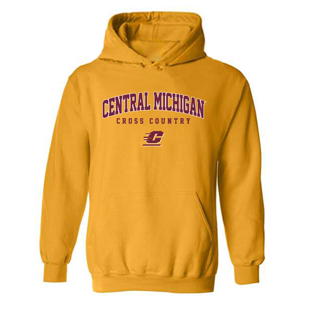 Central Michigan - NCAA Men's Cross Country : Mason Lucas - Classic Fashion Shersey Hooded Sweatshirt-0