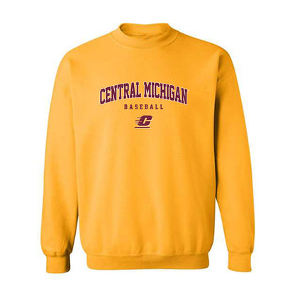 Central Michigan - NCAA Baseball : Jake Brown - Classic Fashion Shersey Crewneck Sweatshirt