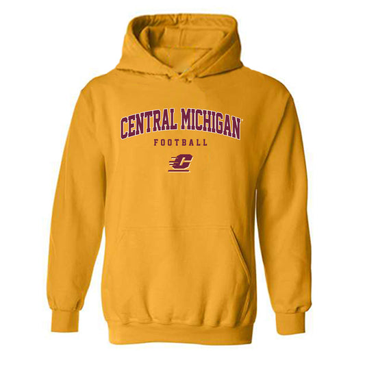 Central Michigan - NCAA Football : Keyton Jones - Classic Fashion Shersey Hooded Sweatshirt-0