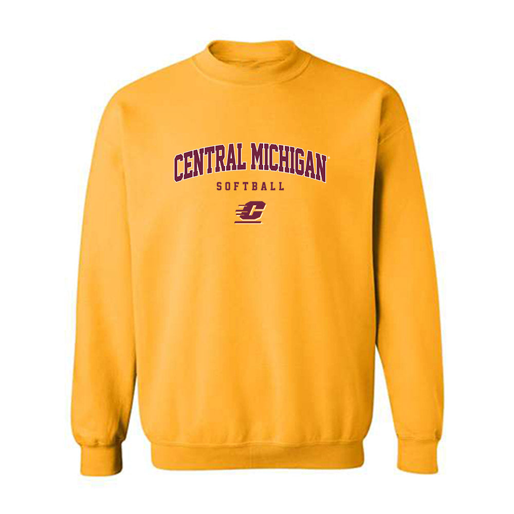 Central Michigan - NCAA Softball : Charlie Lambert - Classic Fashion Shersey Crewneck Sweatshirt-0