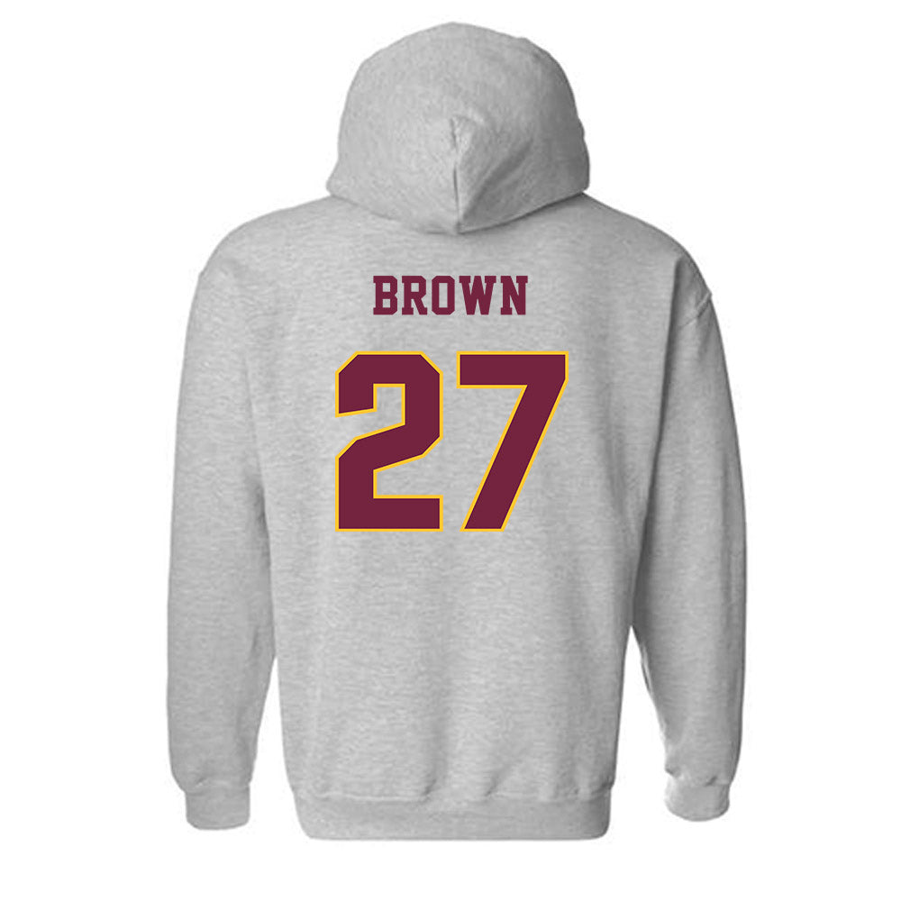 Central Michigan - NCAA Baseball : Jake Brown - Classic Fashion Shersey Hooded Sweatshirt