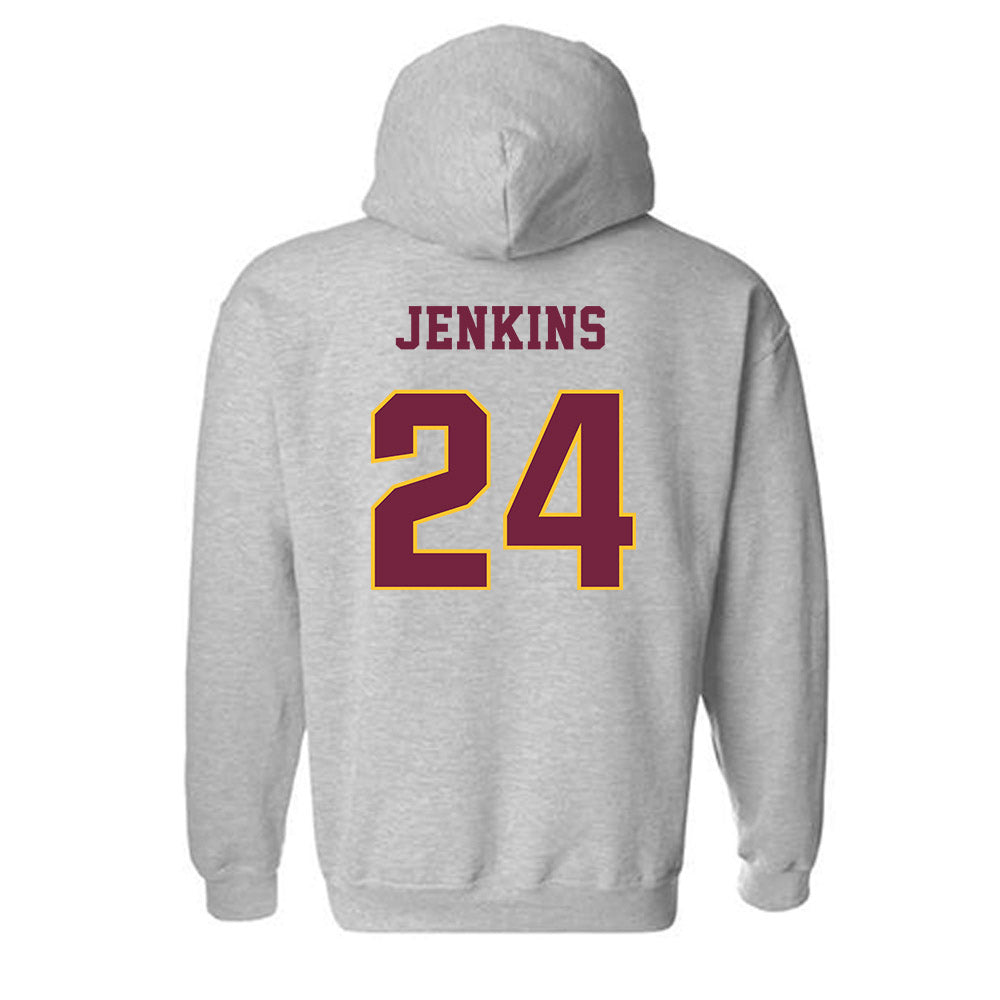 Central Michigan - NCAA Football : Mekhi Jenkins - Classic Fashion Shersey Hooded Sweatshirt-1