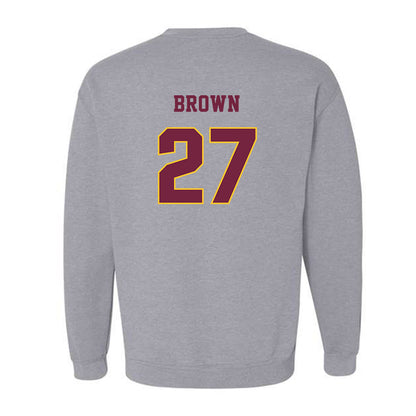 Central Michigan - NCAA Baseball : Jake Brown - Classic Fashion Shersey Crewneck Sweatshirt