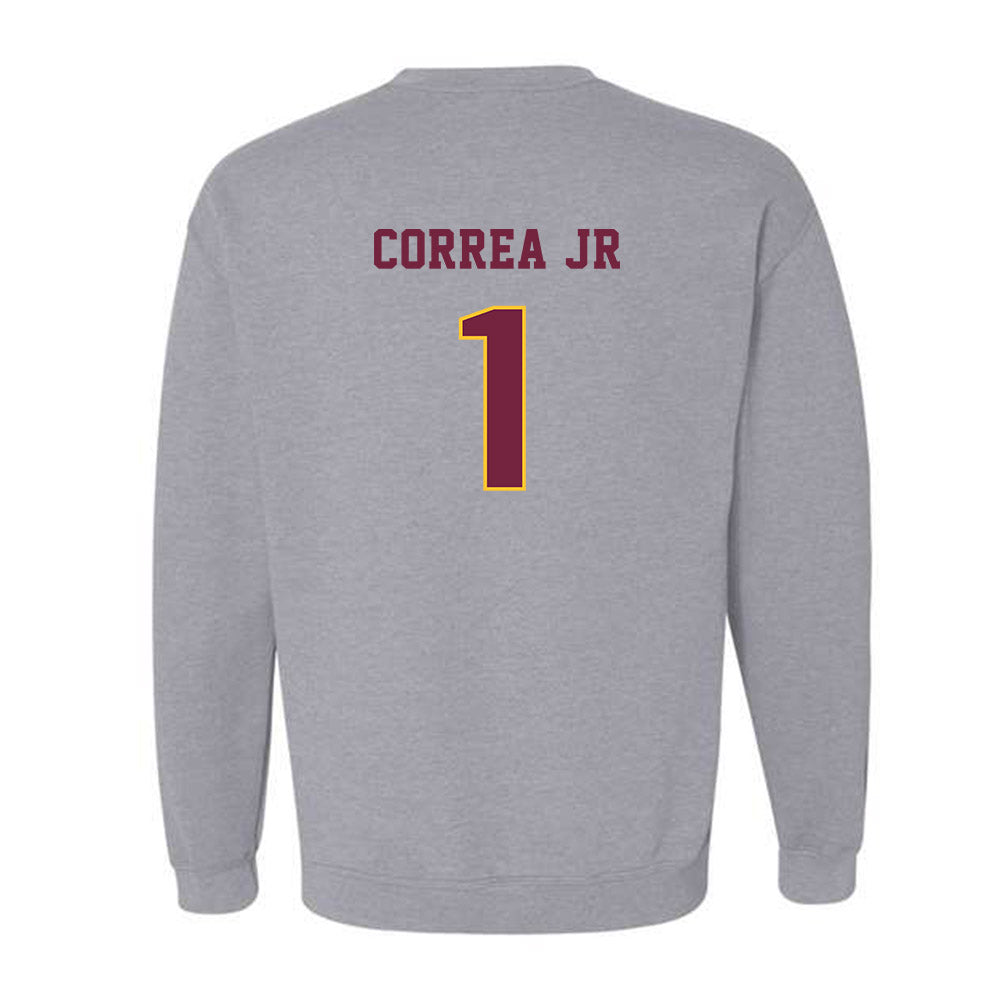 Central Michigan - NCAA Baseball : Miguel Correa Jr - Classic Fashion Shersey Crewneck Sweatshirt-1