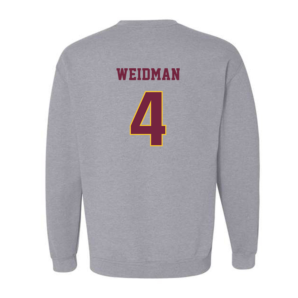 Central Michigan - NCAA Women's Volleyball : Rainey Weidman - Classic Fashion Shersey Crewneck Sweatshirt-1