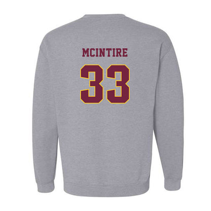 Central Michigan - NCAA Men's Basketball : Logan Mcintire - Classic Fashion Shersey Crewneck Sweatshirt-1