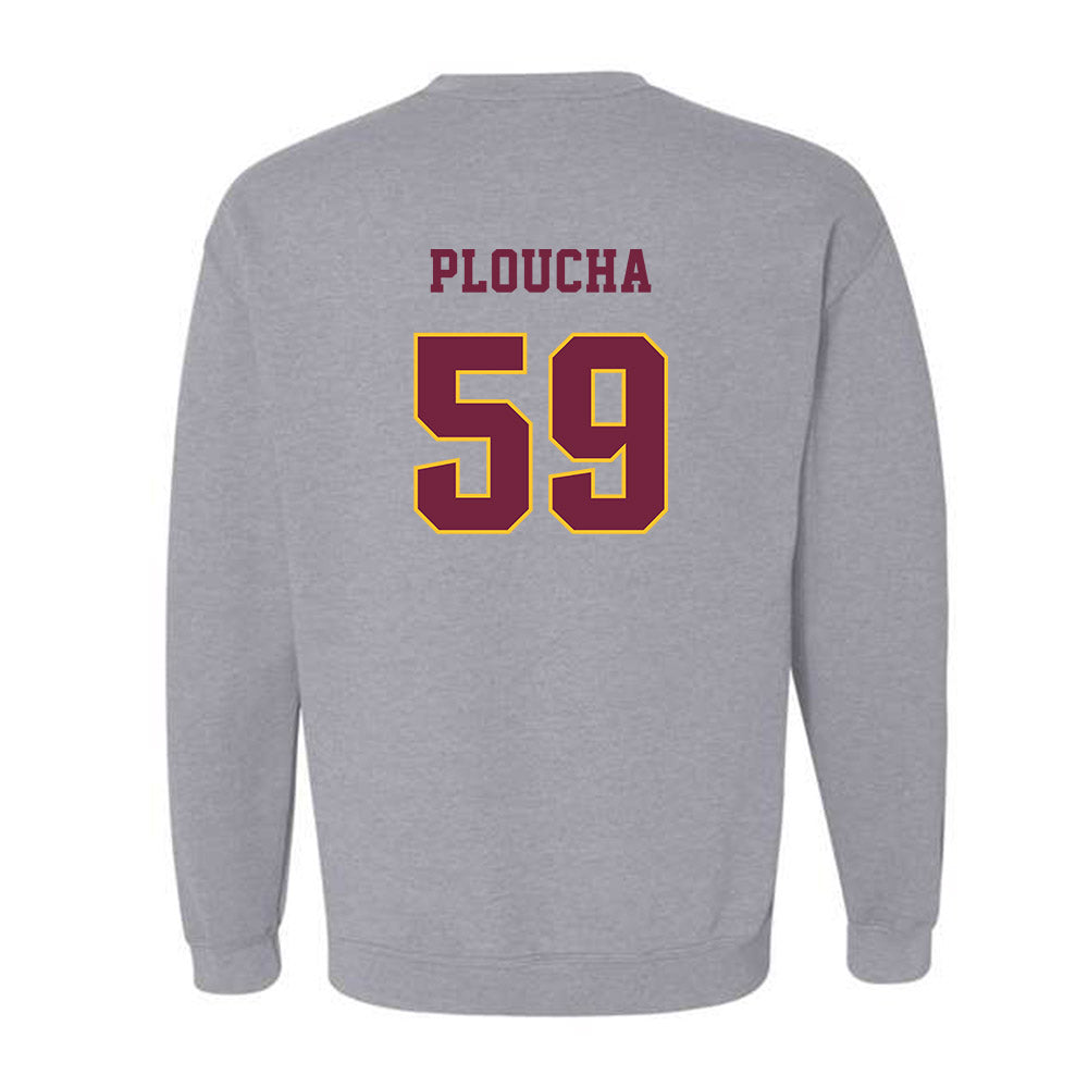 Central Michigan - NCAA Football : Brady Ploucha - Classic Fashion Shersey Crewneck Sweatshirt-1