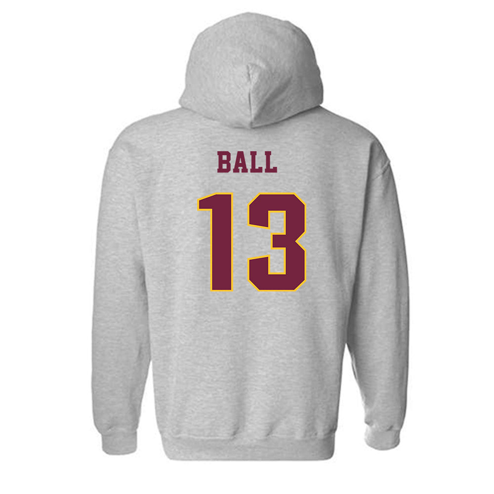 Central Michigan - NCAA Baseball : Nathan Ball - Classic Fashion Shersey Hooded Sweatshirt