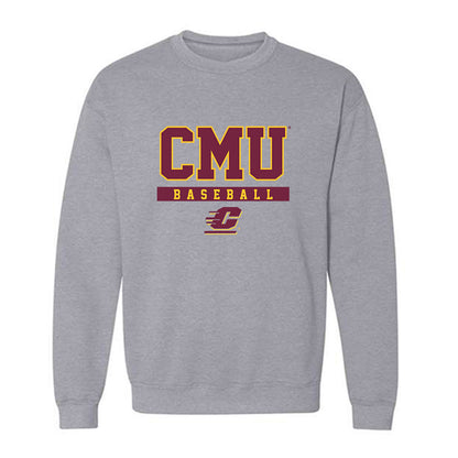 Central Michigan - NCAA Baseball : Jake Brown - Classic Fashion Shersey Crewneck Sweatshirt