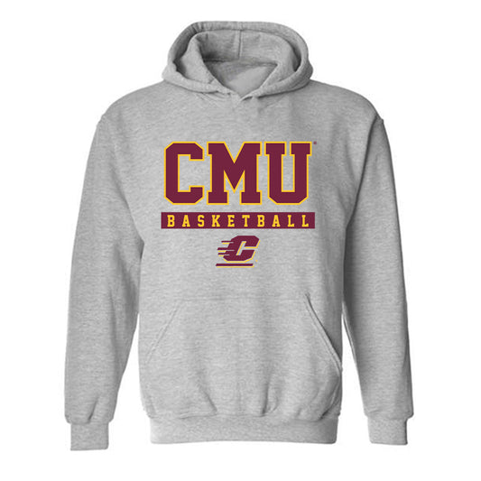 Central Michigan - NCAA Men's Basketball : Kyler VanderJagt - Classic Fashion Shersey Hooded Sweatshirt