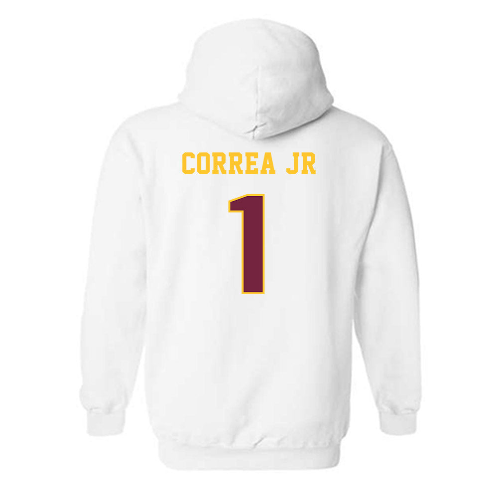 Central Michigan - NCAA Baseball : Miguel Correa Jr - Classic Fashion Shersey Hooded Sweatshirt-1