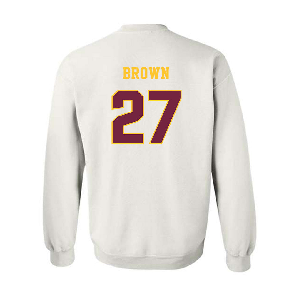 Central Michigan - NCAA Baseball : Jake Brown - Classic Fashion Shersey Crewneck Sweatshirt