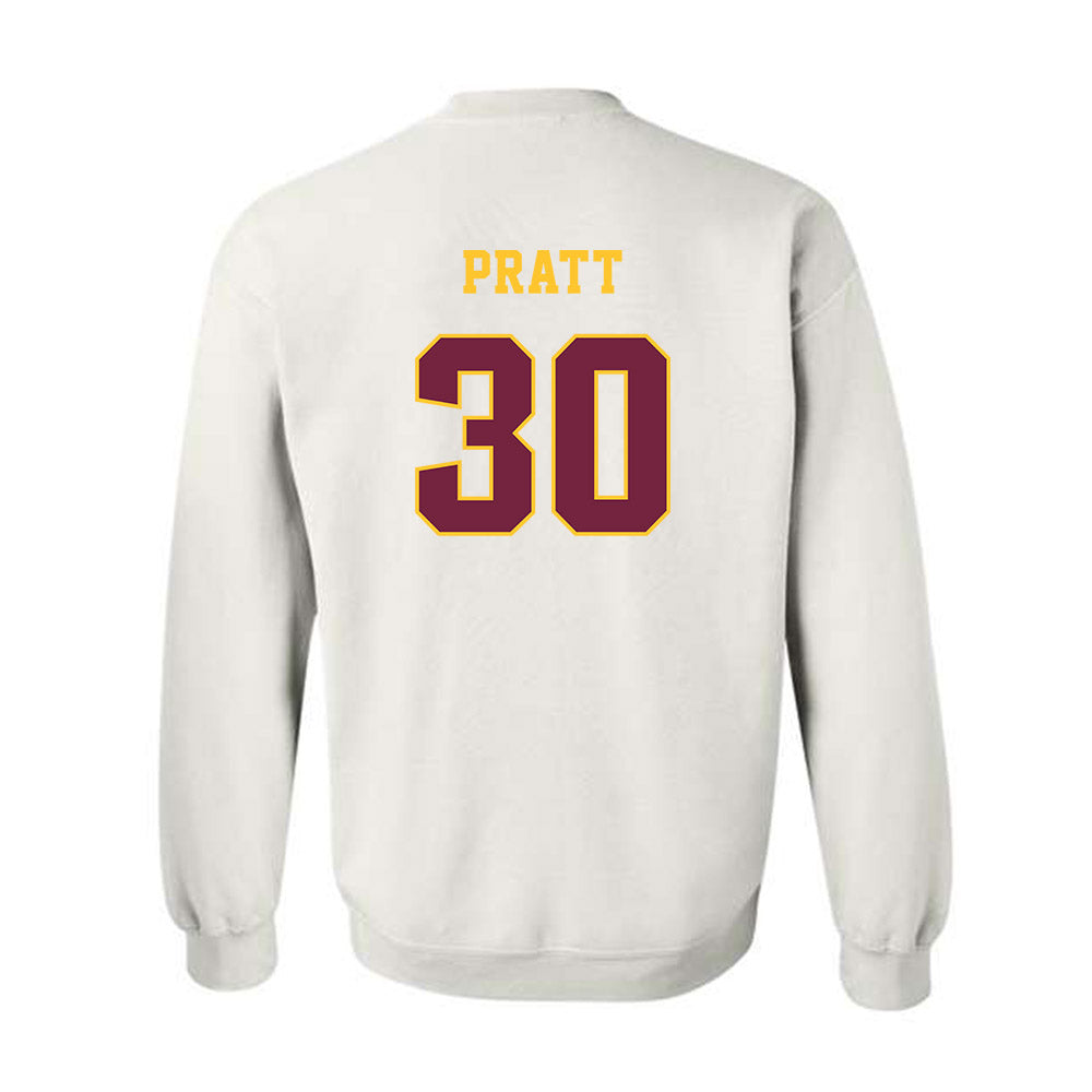 Central Michigan - NCAA Football : Ben Pratt - Classic Fashion Shersey Crewneck Sweatshirt-1
