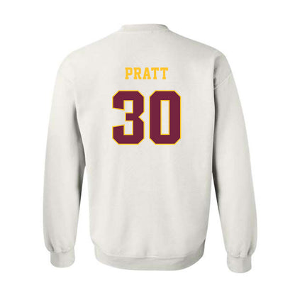 Central Michigan - NCAA Football : Ben Pratt - Classic Fashion Shersey Crewneck Sweatshirt-1