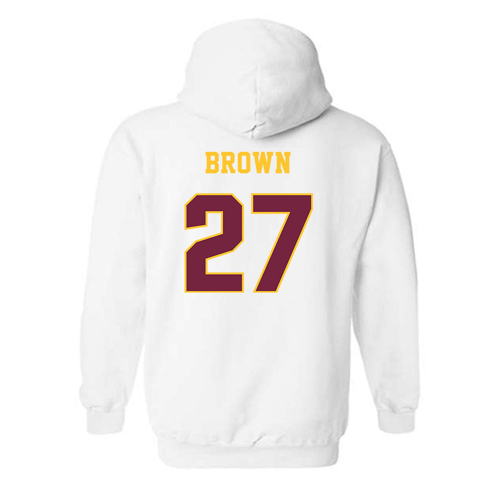 Central Michigan - NCAA Baseball : Jake Brown - Classic Fashion Shersey Hooded Sweatshirt