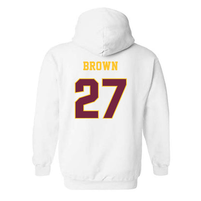 Central Michigan - NCAA Baseball : Jake Brown - Classic Fashion Shersey Hooded Sweatshirt