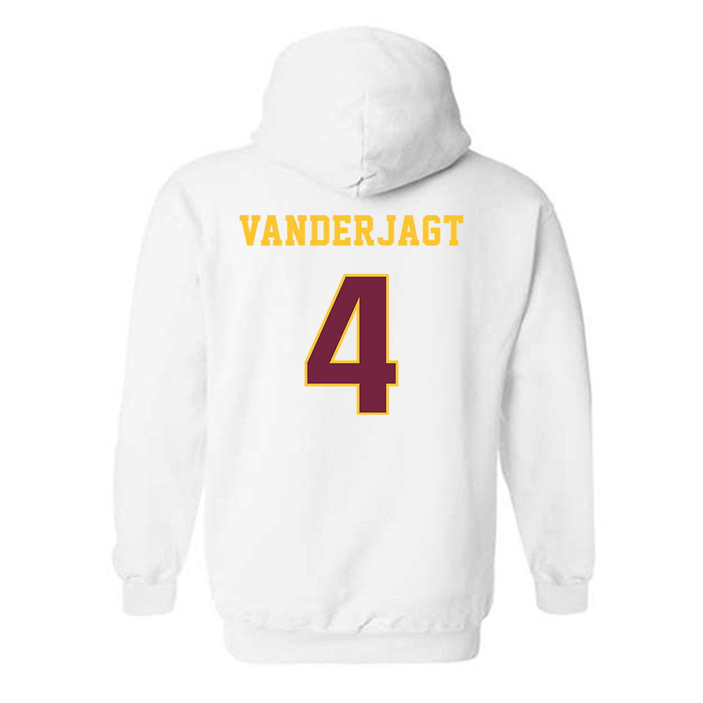 Central Michigan - NCAA Men's Basketball : Kyler VanderJagt - Classic Fashion Shersey Hooded Sweatshirt