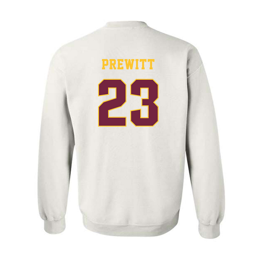 Central Michigan - NCAA Women's Basketball : Demetria Prewitt - Classic Fashion Shersey Crewneck Sweatshirt-1
