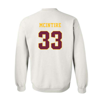 Central Michigan - NCAA Men's Basketball : Logan Mcintire - Classic Fashion Shersey Crewneck Sweatshirt-1