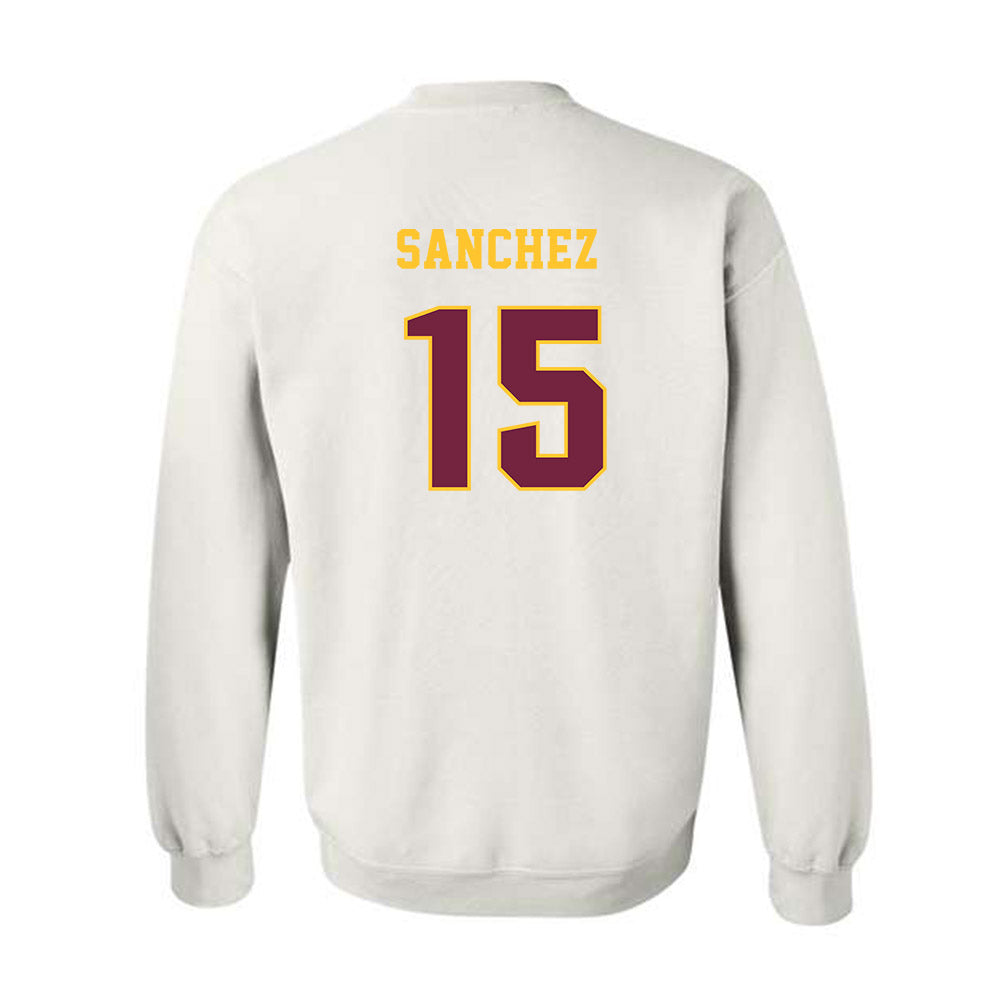 Central Michigan - NCAA Women's Volleyball : Karla Sanchez - Classic Fashion Shersey Crewneck Sweatshirt-1