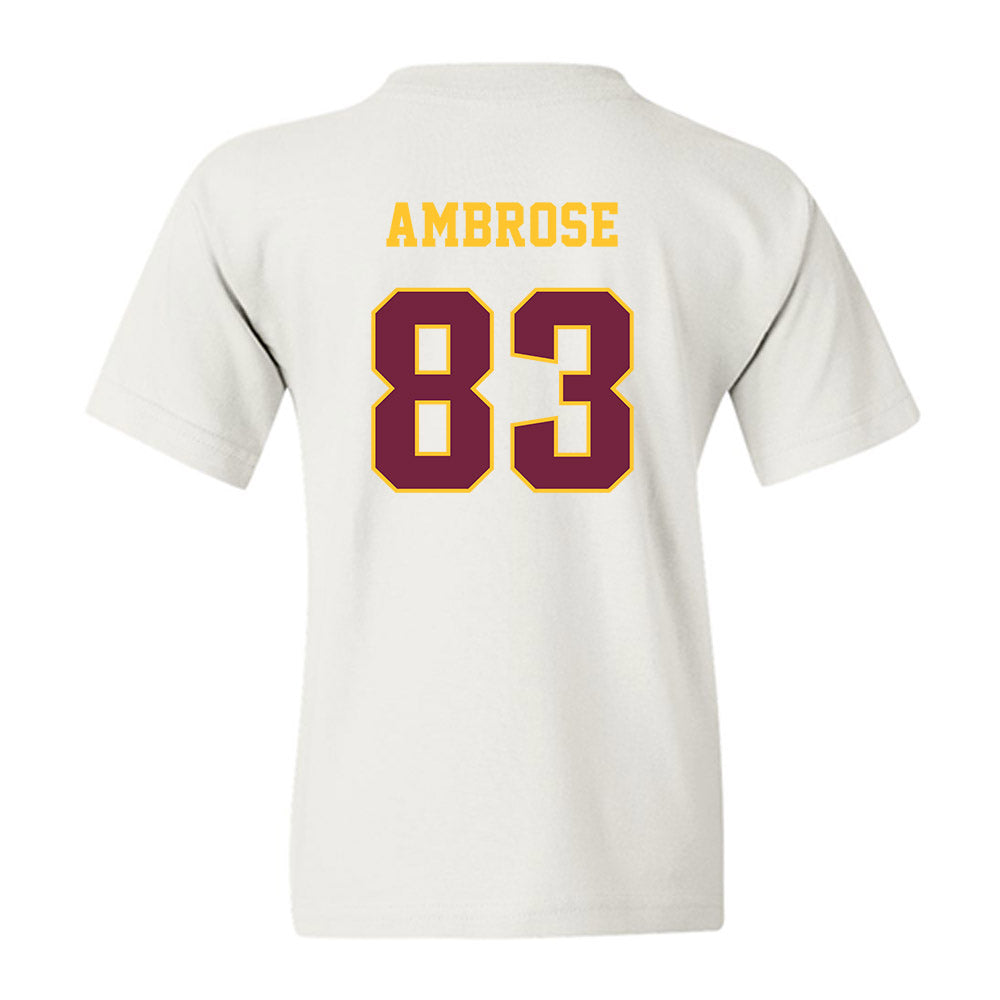 Central Michigan - NCAA Football : Travis Ambrose - Classic Fashion Shersey Youth T-Shirt-1