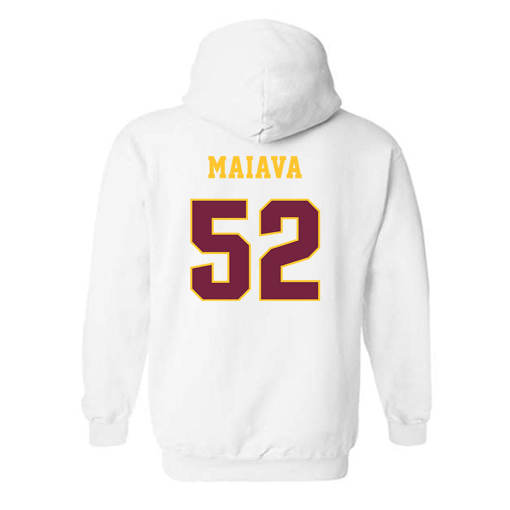 Central Michigan - NCAA Football : Dom Maiava - Classic Fashion Shersey Hooded Sweatshirt-1