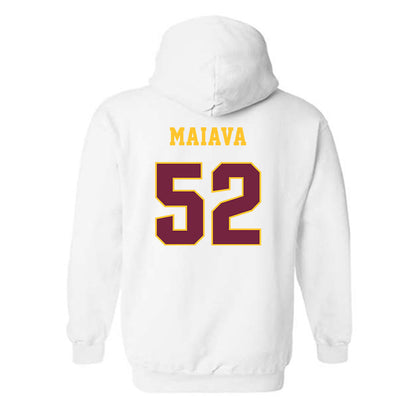 Central Michigan - NCAA Football : Dom Maiava - Classic Fashion Shersey Hooded Sweatshirt-1