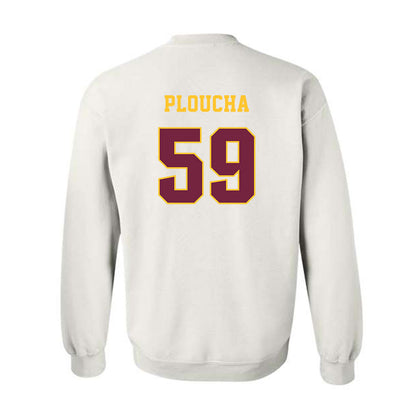 Central Michigan - NCAA Football : Brady Ploucha - Classic Fashion Shersey Crewneck Sweatshirt-1