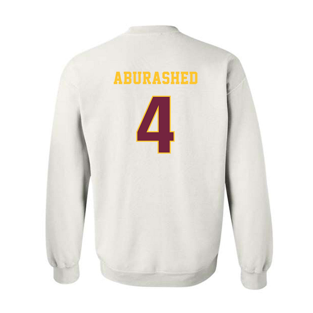 Central Michigan - NCAA Men's Basketball : Kareem Aburashed - Classic Fashion Shersey Crewneck Sweatshirt-1