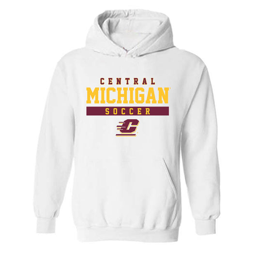 Central Michigan - NCAA Women's Soccer : Madison Bloom - Classic Fashion Shersey Hooded Sweatshirt-0